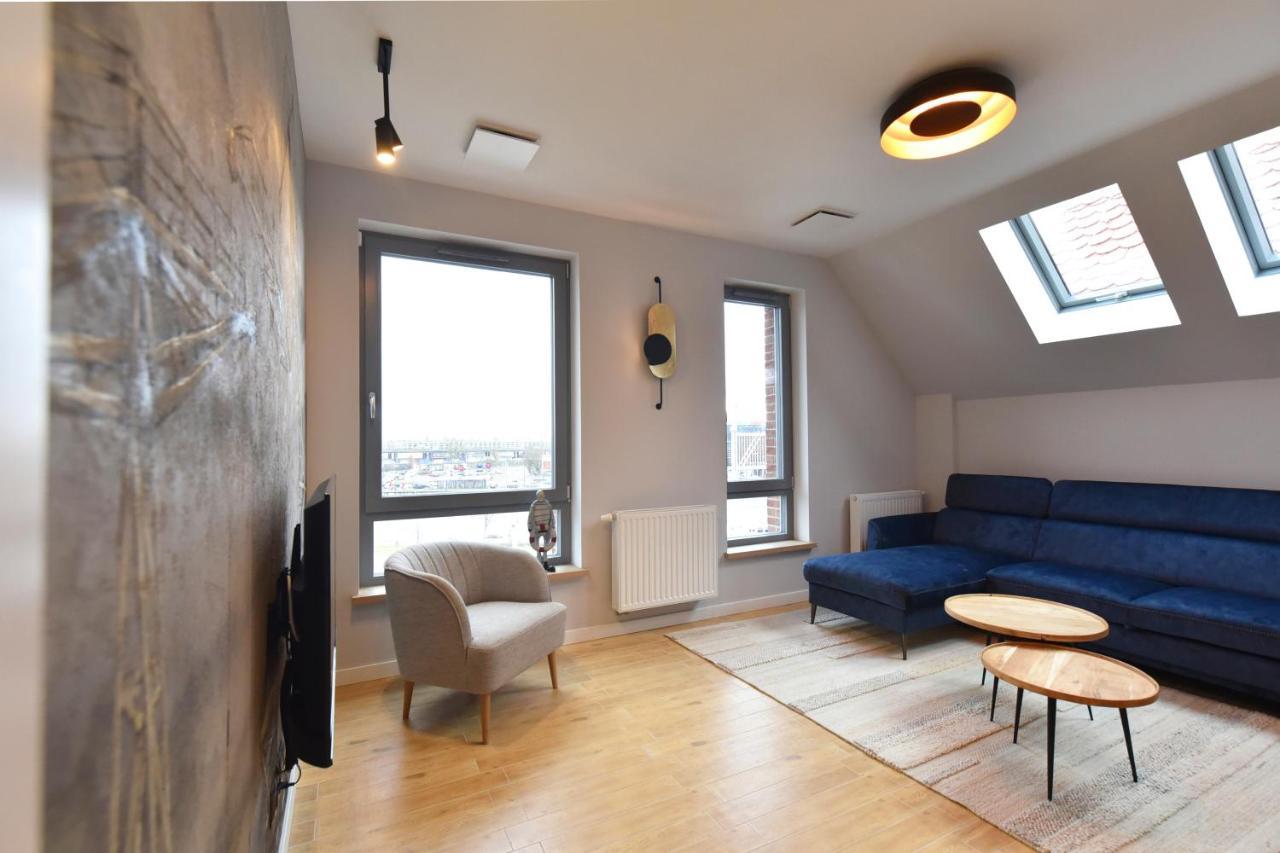 River'S Touch Apartament Grand Z Widokiem Na Odre シュチェチン エクステリア 写真