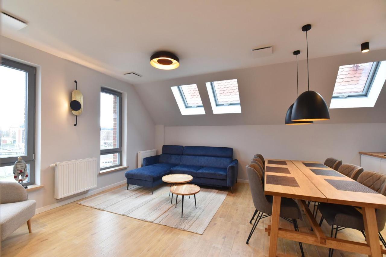 River'S Touch Apartament Grand Z Widokiem Na Odre シュチェチン エクステリア 写真